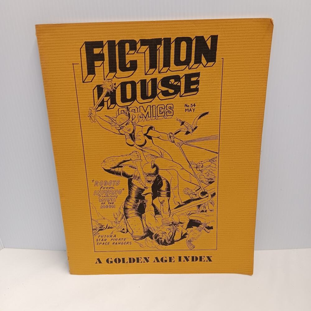 Fiction House A Golden Age Index 1978 Fanzine Full Page Comic Art Reproduction